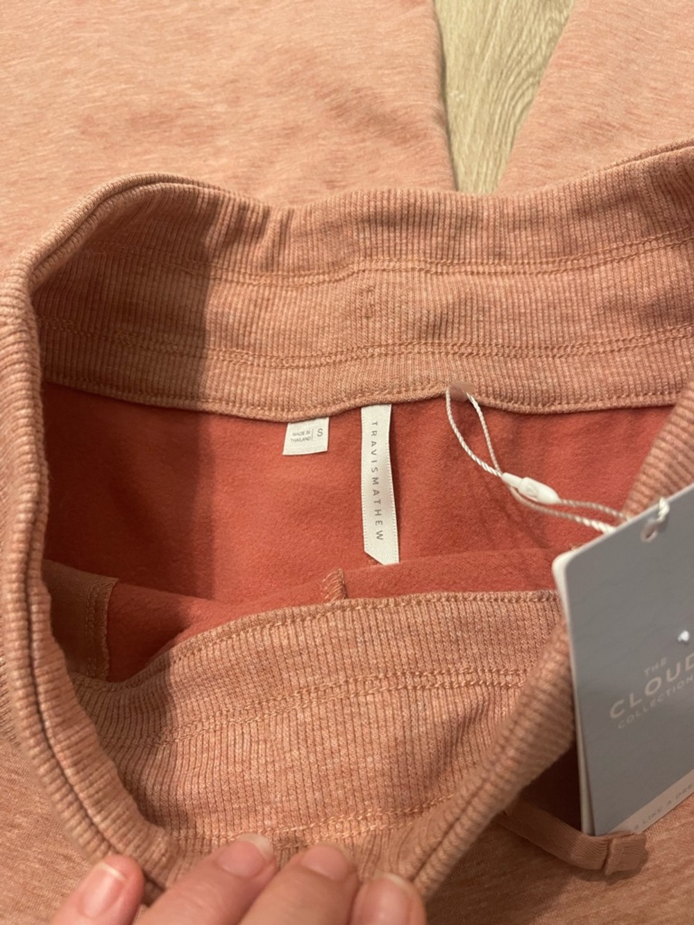 NWT Travis Matthew Save The Day 2.0 HR Cloud Pants Heather Brick Dust Sz S 2-4 - Picture 10 of 13